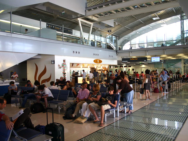 Dubrovnik Airport waiting terminal