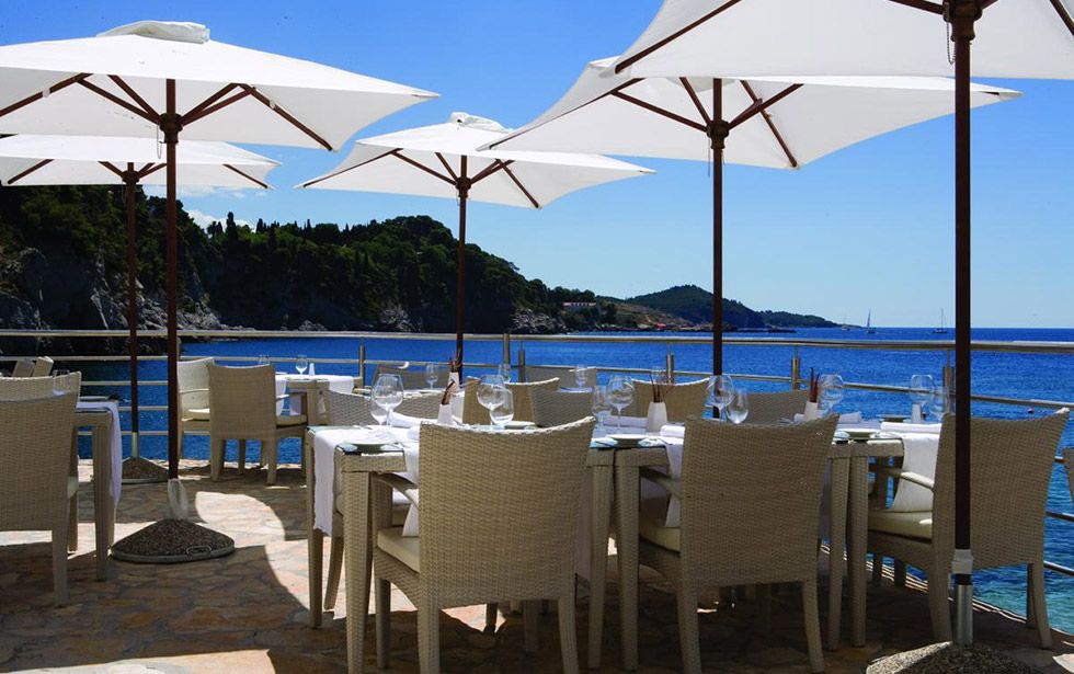 Hotel Bellevue Dubrovnik, beach bar